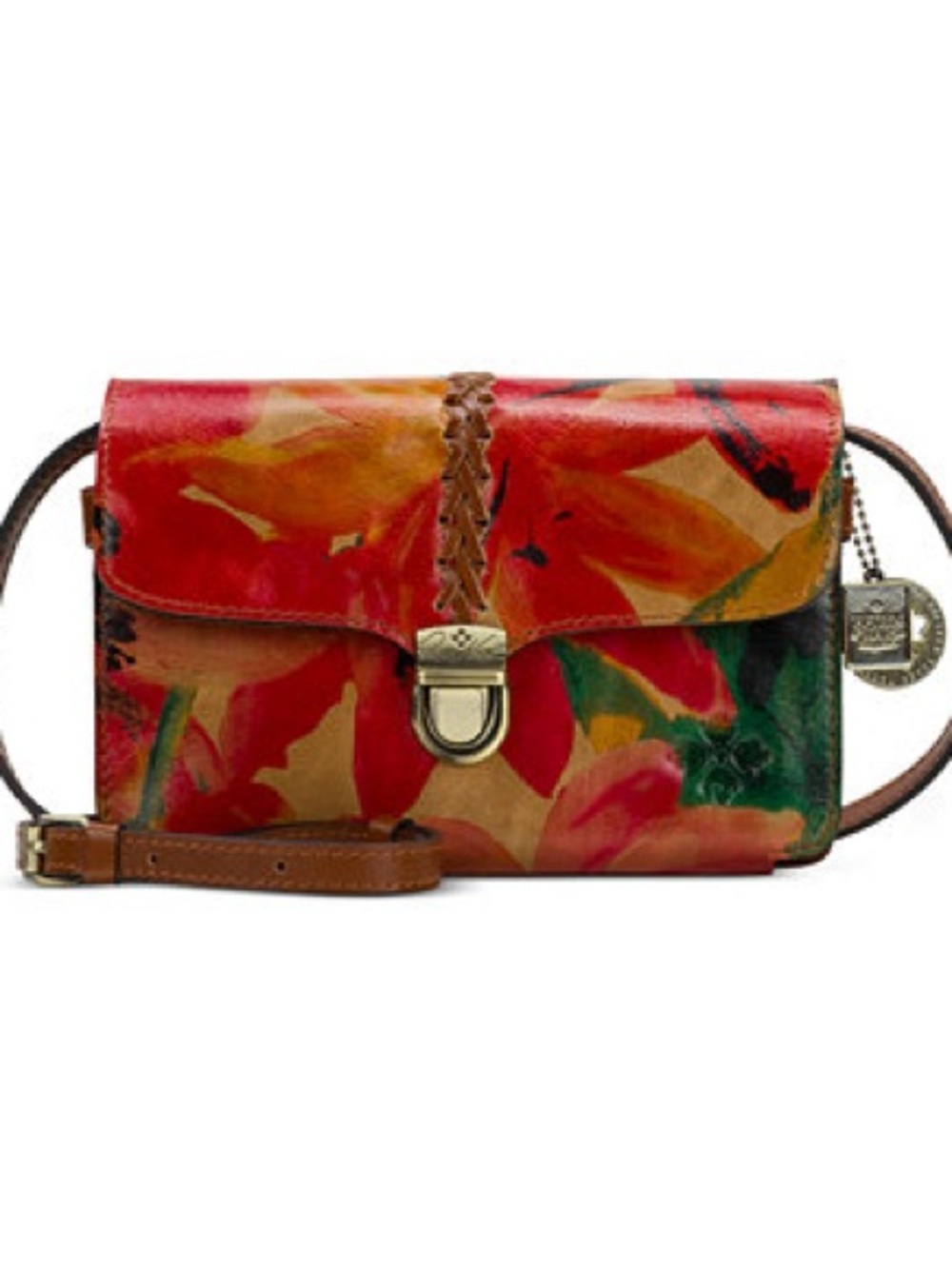 Patricia Nash Bianco Crossbody Organizer